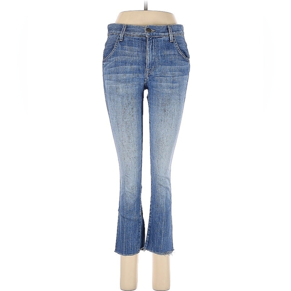 Wildfox Kick Flare Cropped Bootcut Jeans – Size 24 - Picture 2 of 3